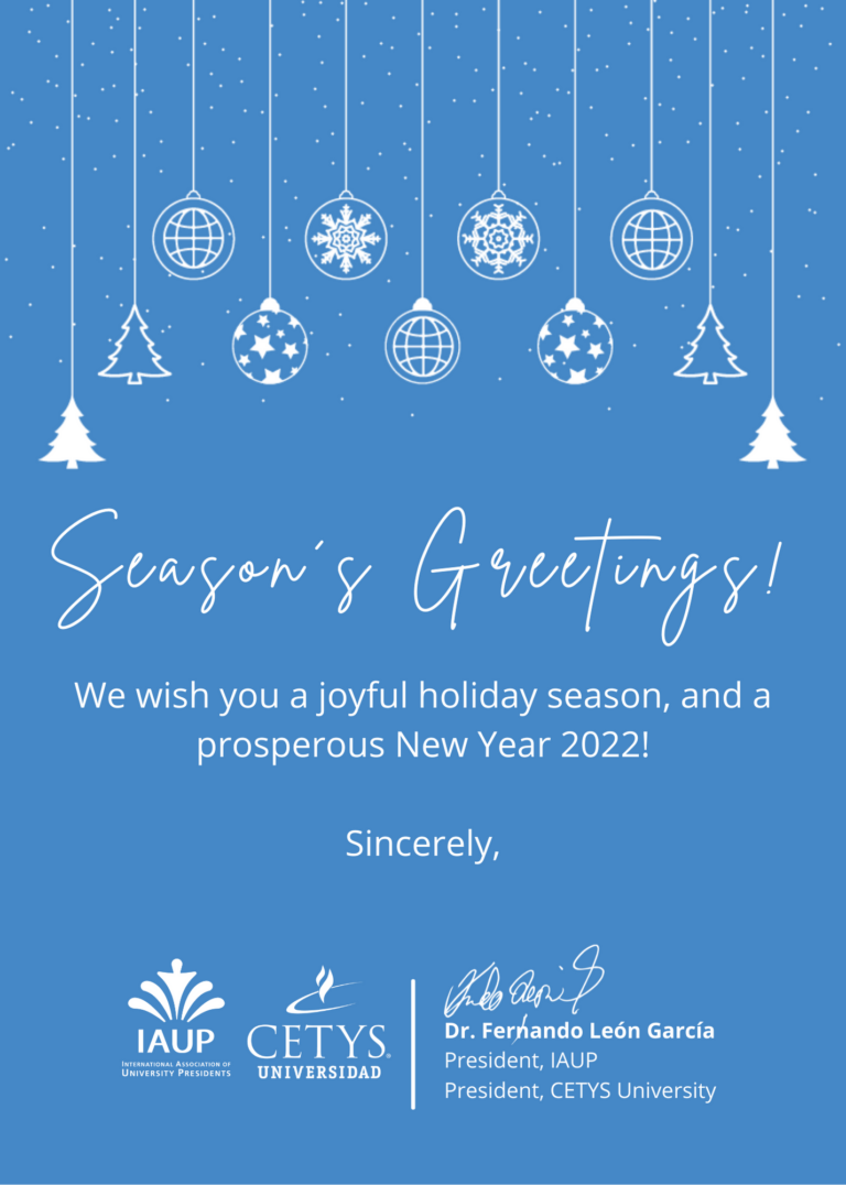 SEASON’S GREETINGS!