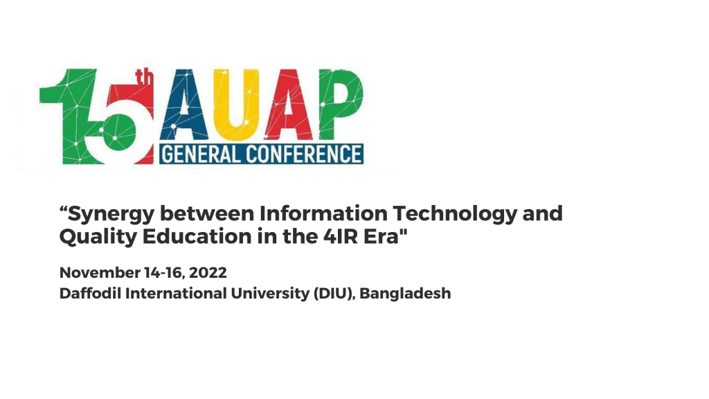 The 15th AUAP General Conference 2022 IAUP