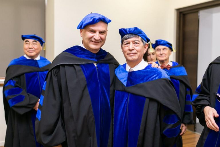 Caucasus University awards honorary doctorate degree to IAUP President