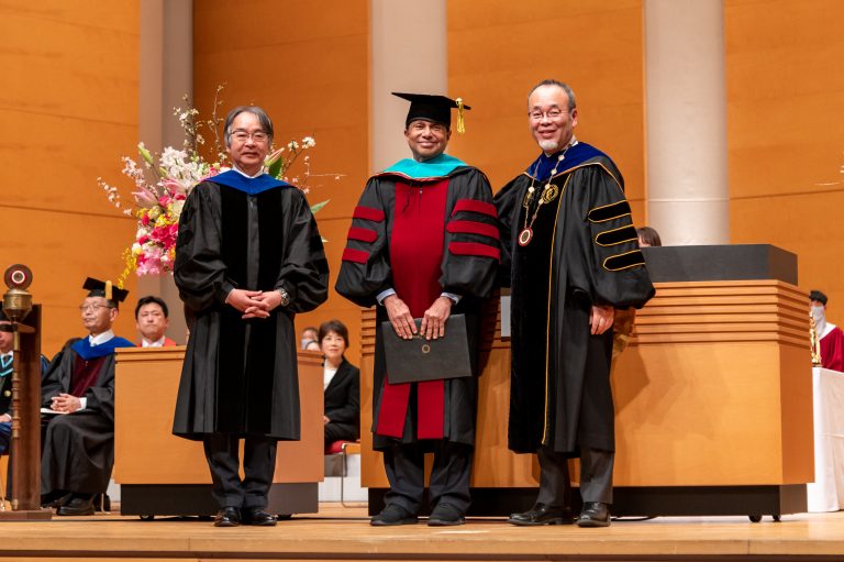 Ramu Damodaran Awarded Honorary Doctorate by J. F. Oberlin University