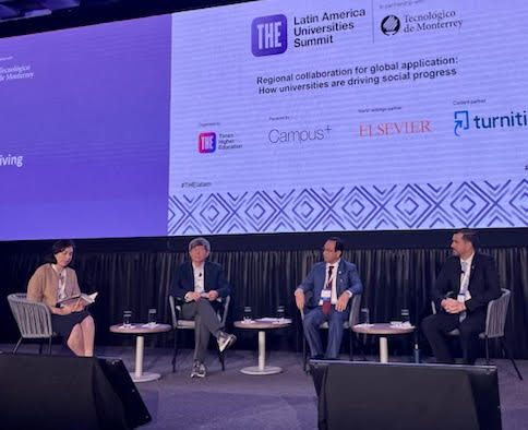 IAUP President Discusses Regional Development at THE LATAM Summit